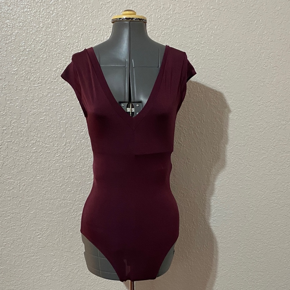 Premier Vintage Deep Burgundy Women's Bodysuit
